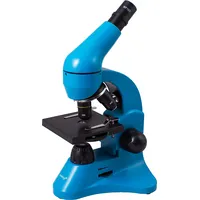 Mikroskops ar Eksperimentālo Komplektu K50 Levenhuk Rainbow 50L Debeszilā krāsā 40X - 800X Art651599