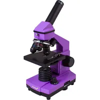 Mikroskops ar Eksperimentālo Komplektu K50 Levenhuk Rainbow 2L Plus Violētā Krāsā 64X - 64 Art651593