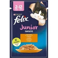 Purina Nestle Felix Fanstastic Junior - wet cat food 85 g Art1113761