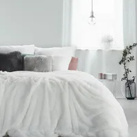 Sega gultas pārklājs 150X200 balts pinkains pleds Tiffany 1171204