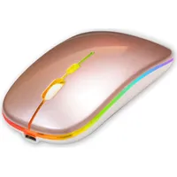 Setty wireless Rgb mouse rose gold Gsm111404