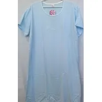Sieviešu krekls ar īsām piedurknēm D 449 158/124 2Xl zils izšuvumu Zema cena 109262