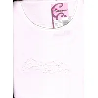 Sieviešu krekls ar īsām piedurknēm D 449 164/140 4Xl gaiši rozā izšuvumu Zema cena 109263