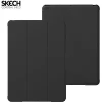 Skech Flipper magnet case grāmatveida maks planšetdatoram Apple iPad Air 2 9.7 2014 melns Sk-Ipd5-Fp-Blk