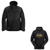 Snickers vīriešu ziemas jaka, melna, Xxl izmērs, 1148-0404 Allroundwork 11480404008  Bezmaksas sporta krekls