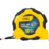 Steel Measuring Tape 10M 25Mm Deli Tools Edl3799Y Yellow