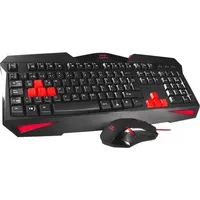 Tacens Mars Gaming Mcp1 keyboard Mouse included Black, Red Tacmarsmcp1