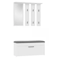 Top E Shop Parma closet 100X35X180 cm, white Gard Bi