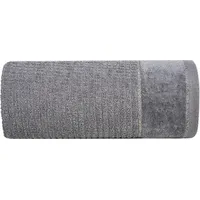 Towel Glory 2 50X90 grafīts ar velūra apmali un sudraba diegu 500G/M2 frotē audums 382792