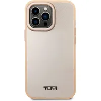 Tumi Aluminium Carbon Pattern Case for iPhone 14 Pro Light Pink Tuhcp14Lmcap