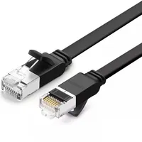 Ugreen flat Ethernet patchcord cable Rj45 Cat 6 Utp 1000 Mbps 5 m black Nw101 50187 50187-Ugreen