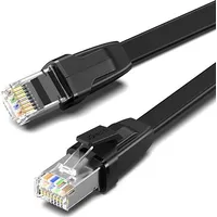 Ugreen Nw134 Cat 8 U Ftp Flat Ethernet Rj45 Cable Pure Copper 1M Black 10980