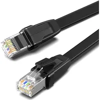Ugreen Nw134 Cat 8 U Ftp Flat Ethernet Rj45 Cable Pure Copper 2M Black 70672