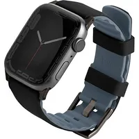Uniq pasek Linus Apple Watch Series 4 5 6 7 8 Se Se2 38 40 41Mm. Airosoft Silicone czarny midnight black Uniq-41Mm-Linusblk