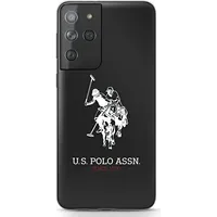 Us Polo Ushcs21Ltpuhrbk S21 Ultra G998 czarny black Shiny Big Logo
