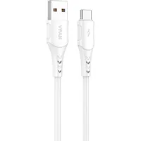 Usb to Usb-C cable Vipfan Colorful X12, 3A, 1M White X12Tc