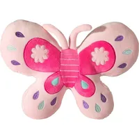 Veidots spilvens 37X27 Girl 2 Butterfly rozā mīksta rotaļlieta 1153 1168895