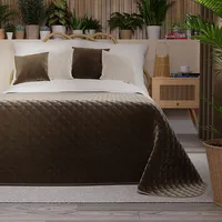 Velvi Dekoratīvais gultas pārklājs, izmērs 170X210Cm, krāsa 002 brūna Velvi0/Nap/002/170210/1 Mar72341