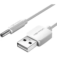 Vention Usb to 3.5Mm Barrel Jack 5V Dc Power Cable 1.5M Cexwg White