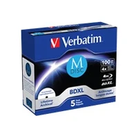Verbatim  
 Bluray M-Disc Bd-R 100Gb 5Pc 43834