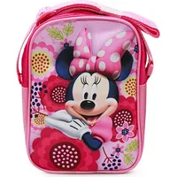 Viena pleca soma Mini Minnie Mouse ziedu rozā 2401 ar regulējamu plecu siksnu Min-A-Bag-53