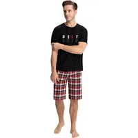 Vīriešu īsā pidžama 718 melna, izmērs Xl 1351805