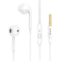 Wired in-ear headphones Vipfan M15, 3.5Mm jack, 1M White M15-White