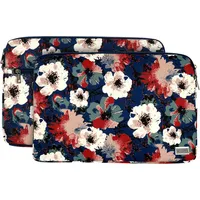 Wonder Sleeve Laptop 13-14 inches blue and camellias Pok042641