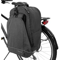 Wozinsky bicycle trunk bag backpack 2In1 40L black Wbb33Bk
