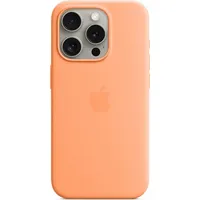 Apple Silicon case with Magsafe for iPhone 15 Pro - orange sorbet Mt1H3Zm/A
