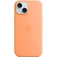 Apple Silicone case with Magsafe for iPhone 15 - orange sorbet Mt0W3Zm/A