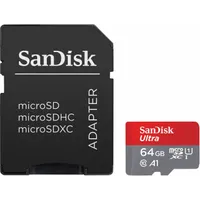 Atmiņas karte Sandisk Ultra microSD 64Gb  Sd Adapter Sdsquab-064G-Gn6Ia