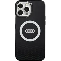 Audi Iml Big Logo Magsafe Case iPhone 13 Pro  6.1 czarny black hardcase Au-Imlmip13P-Q5 D2-Bk Au-Imlmip13P-Q5/D2-Bk
