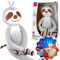 Baby interaktīvais mīksta rotaļlietu projektors 2In1 Lemur Sleeper 50728