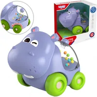 Baby Rattle Rotaļlietu Automašīna Transportlīdzeklis Hippopotamus 47573