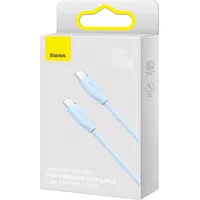 Baseus cable, Usb Type C - 100W 1.2 m long Jelly Liquid Silica Gel blue Cagd030003