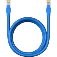 Baseus Kabelis Ethernet tīkla kabelis Cat 6 Rj-45 1000Mb/S vītā pāra 2M zils 6932172637132