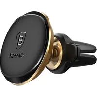 Baseus Magnetic Air Vent Car Mount Holder with cable clip Gold Sugx020015