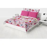 Bērnu gultas pārklājs 150X200 Magic Pinky World Ziloņi ziloņi cirka putni ziedi 1641914