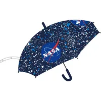 Bērnu lietussargs Nasa logo kosmosa tumši zils zēniem 8001 automāts 5200062