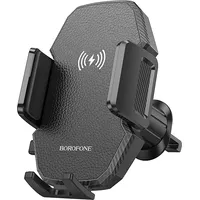 Borofone Car holder Bh213 Adelante with induction charging to air vent black Uch001282