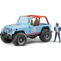 Bruder Professional Series Jeep Cross country Racer blue with driver 02541