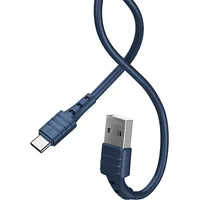 Cable Usb-C Remax Zeron, 1M, 2.4A Blue Rc-179A