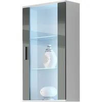 Cama Meble hanging display cabinet Soho white/grey gloss Sohowits2 Bi/Sz