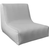 Dārza piepūšamais krēsls 70X90X70 terasei, balts, melns, smalks čeks Eurofiany 452142