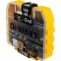 Dewalt-Akcesoria komplekts ar 25 gab. triecienuzgaļiem Pz2/25Mm, Impact Torison, 1/4, Small Bulk Storage, Dewalt Dt70556T-Qz