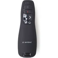 Energenie Gembird Wireless presenter with laser pointer 660 nm 10 m Black Wp-L-02