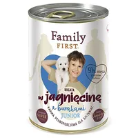 Family First Junior Lamb with beets - Wet dog food 400 g Ff-19082
