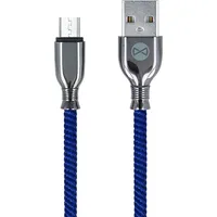 Forever Tornado cable Usb - microUSB 1,0 m 3A navy blue Gsm097158