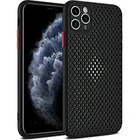 Fusion Breathe Case Silikona Aizsargapvalks Priekš Apple iPhone 7  8 Se 2020 Melns Fsn-Br-Bc-Iph78-Bk